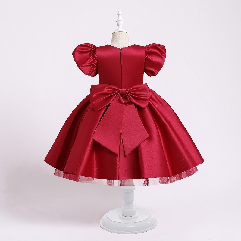 Kids Birthday Princess Party Dress for Girls Infant Children Bridesmaid Elegant Dress Girls Clothes