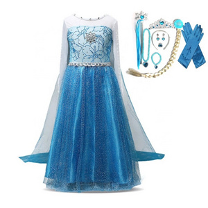 New Cosplay Party Dress Up Princess Costume Halloween Queen Kids Dresses Costumes