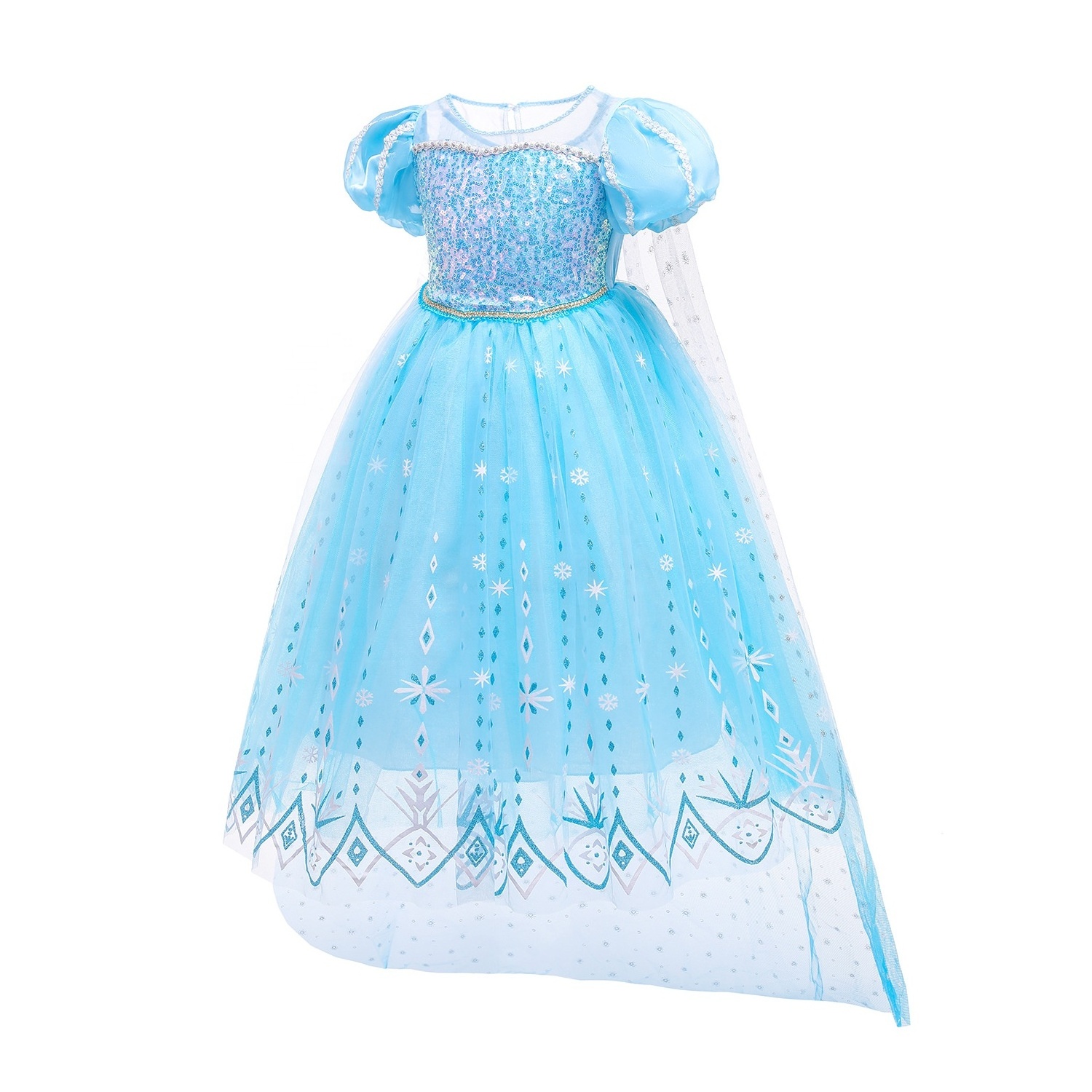 Princess Elsa Dress for Girl Kids Cosplay Elsa Costume Princess Dress Elsa Costumes