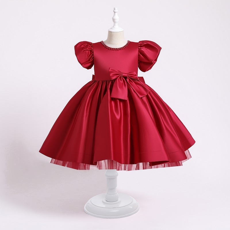 Kids Birthday Princess Party Dress for Girls Infant Children Bridesmaid Elegant Dress Girls Clothes