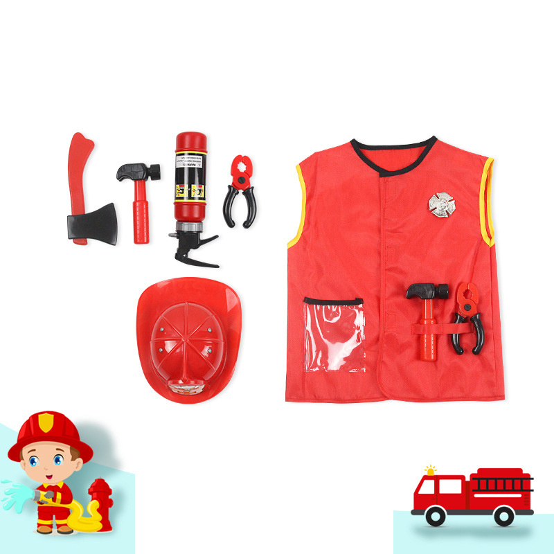 Halloween Party Role Play Children Doctor Cosplay Clothing Set Cook Fireman Pilot Policeman Costumes