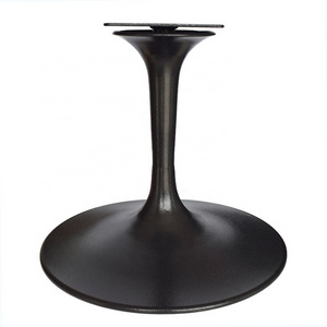 Tulip Table Base Modern Cheap Black Bar Round Cafe Dinning Large Pedestal Coffee Restaurant Dining Saarinen Tulip Table Base