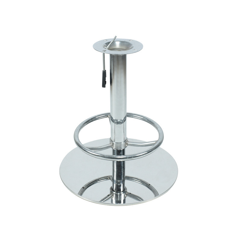 Fantian FT-BY034 metal swivel lift stainless steel round bar stool base for bar stools