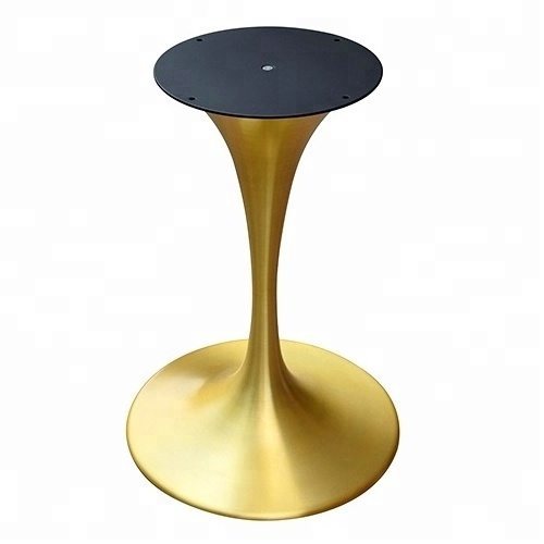 Cross Cast Iron  Table Base Tulip shape dining table base Metal Furniture Legs