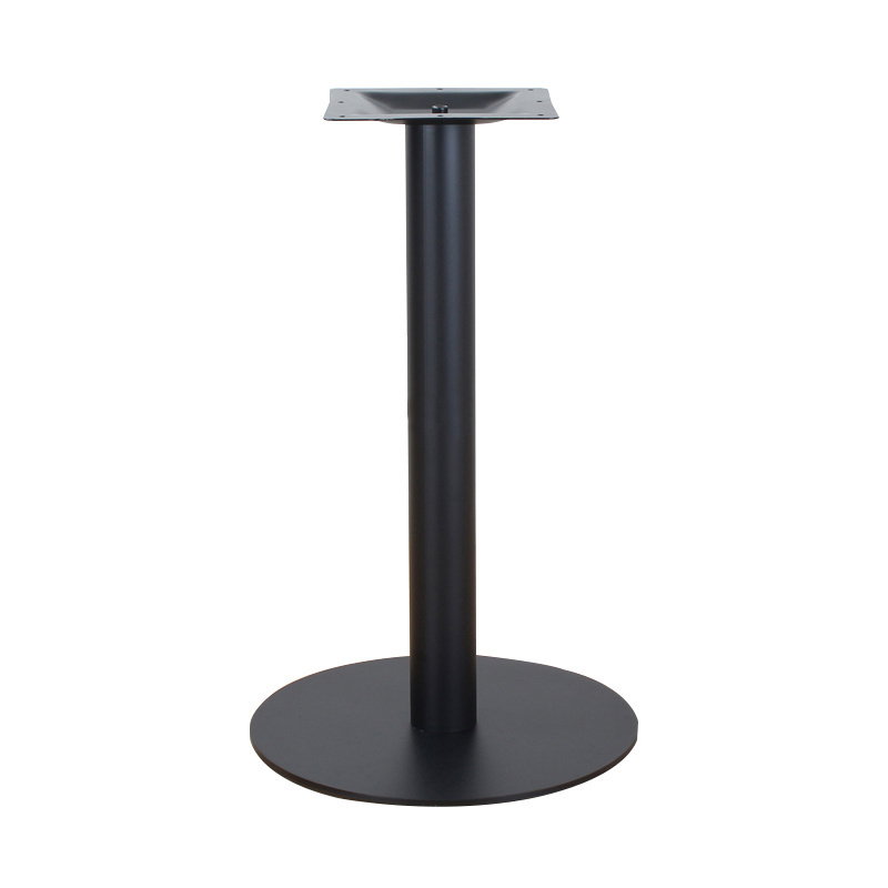 Foot metal black powder coated bar bistro table base for table marble