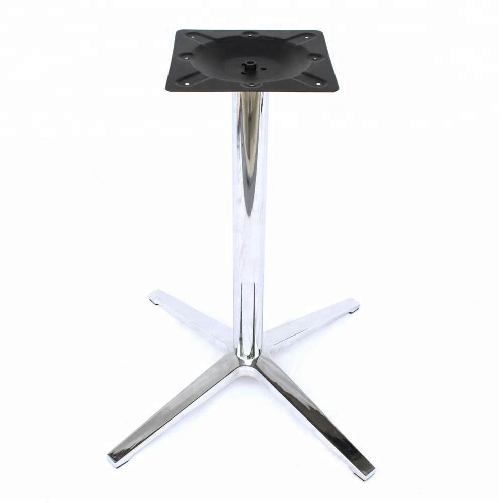 FANTIAN custom hotel resort folding aluminum alloy table legs  telescopic base for coffee shopps