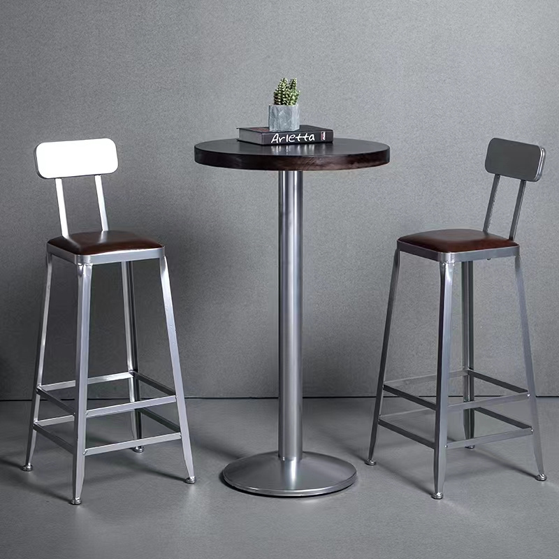 Wholesale price 60cm diameter high top cocktail bar tables