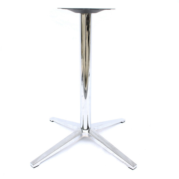 FANTIAN custom hotel resort folding aluminum alloy table legs  telescopic base for coffee shopps