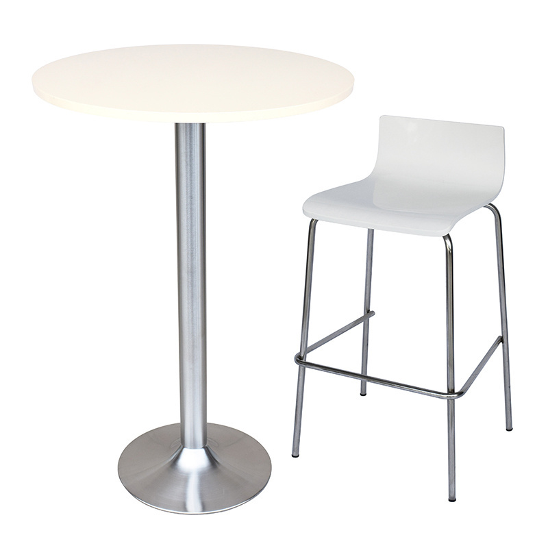 Wholesale price 60cm diameter high top cocktail bar tables