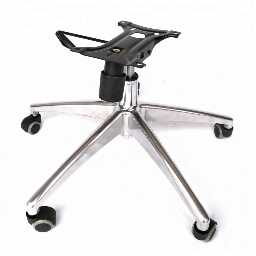 Furniture Accessories Parts Metal Aluminum Complete Swivel Office Chair Base