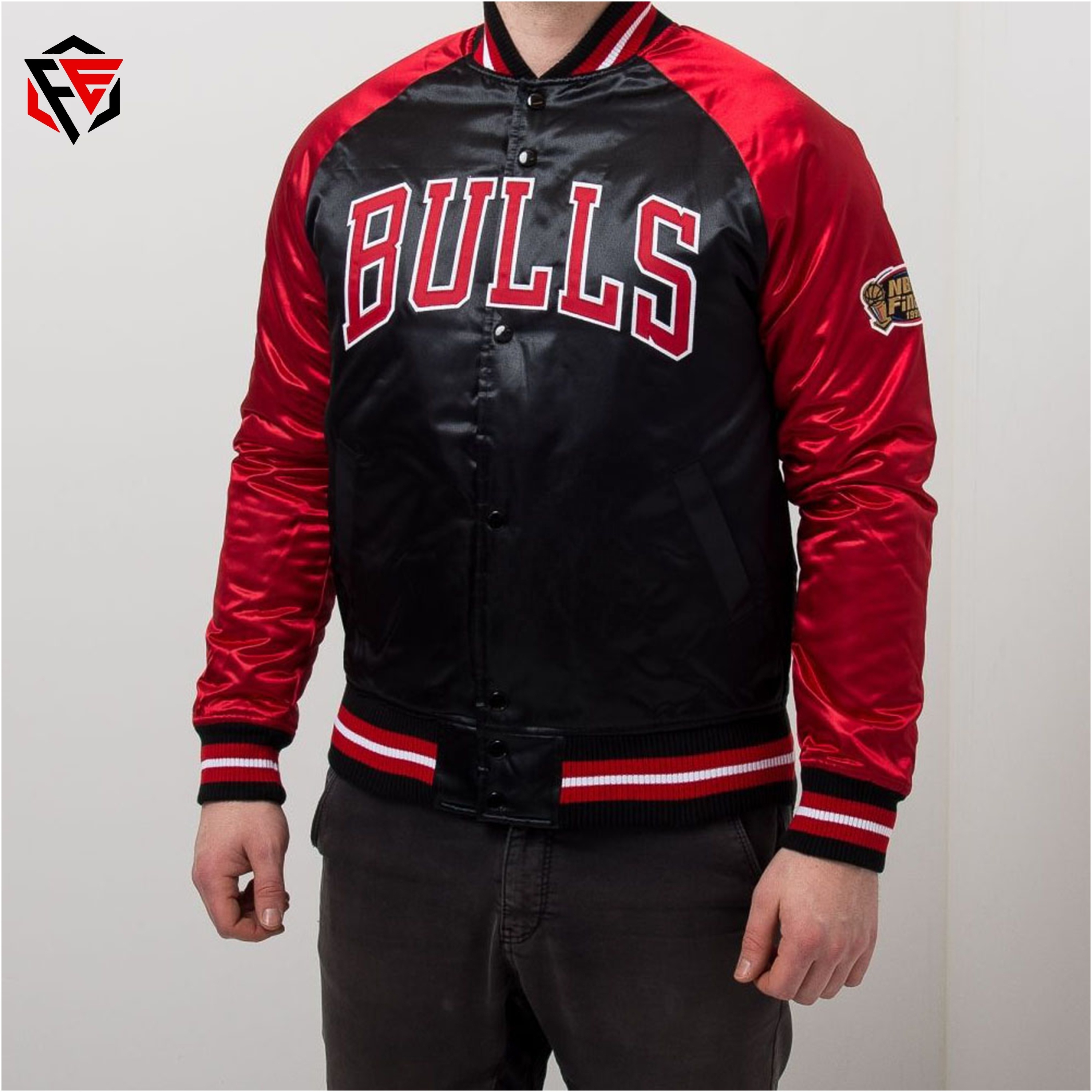 Custom Team Name Satin Chicago Jacket Bulls men Bomber men's Starter Jackets for men