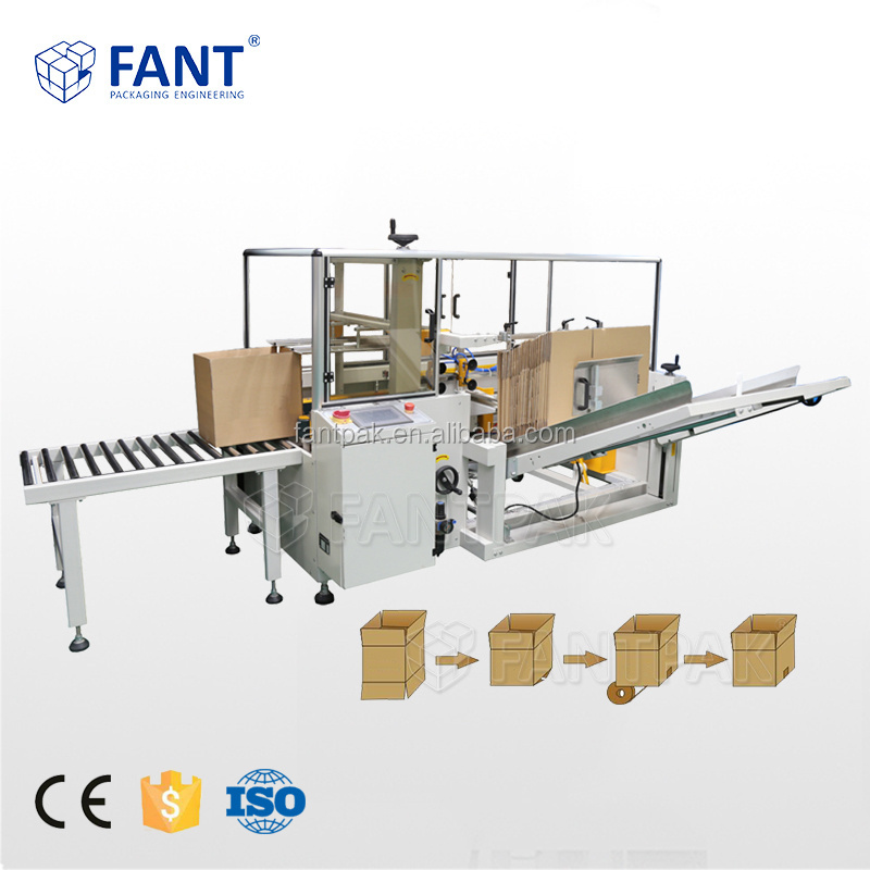 Automatic Case Carton Erector Cardboard Box Forming Machine