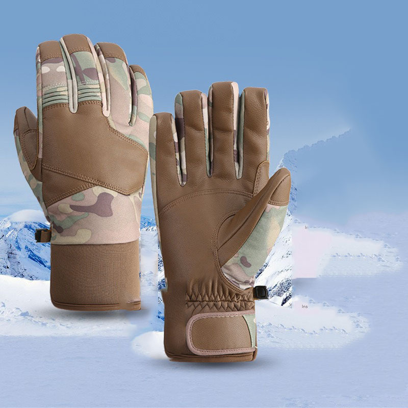 New Design Custom Size Outdoor Training Hunting Tactical Cold Weather Leather Gloves High Quality