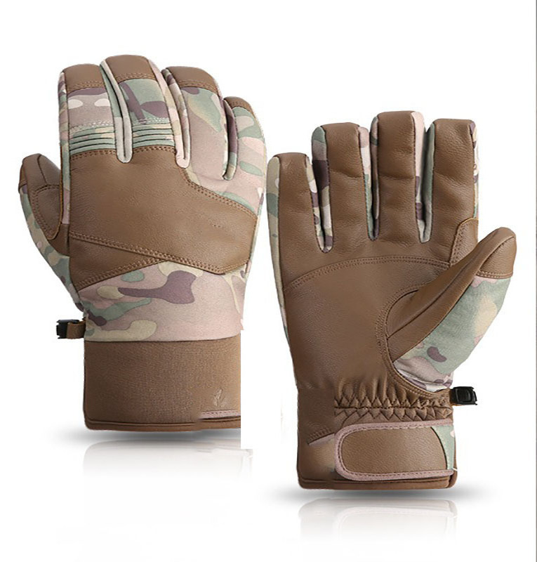 New Design Custom Size Outdoor Training Hunting Tactical Cold Weather Leather Gloves High Quality