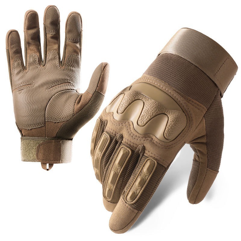 Custom Thin Leather Tactical Shooting Cut Resistant Gloves For Rappelling For Outdoor Sports