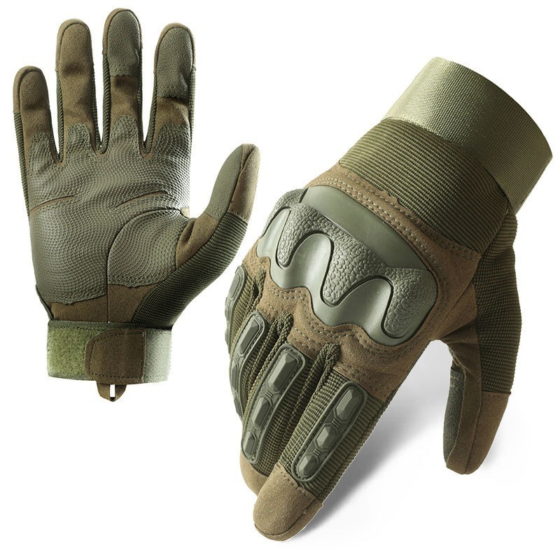 Custom Thin Leather Tactical Shooting Cut Resistant Gloves For Rappelling For Outdoor Sports