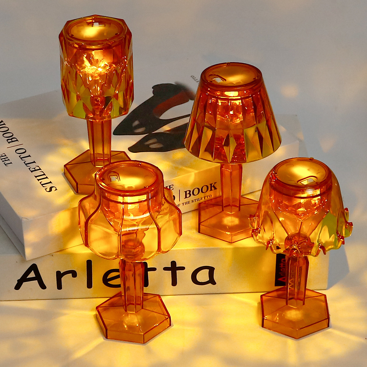 LED electronic candle night light indoor bedside ornaments creative atmosphere mini night light