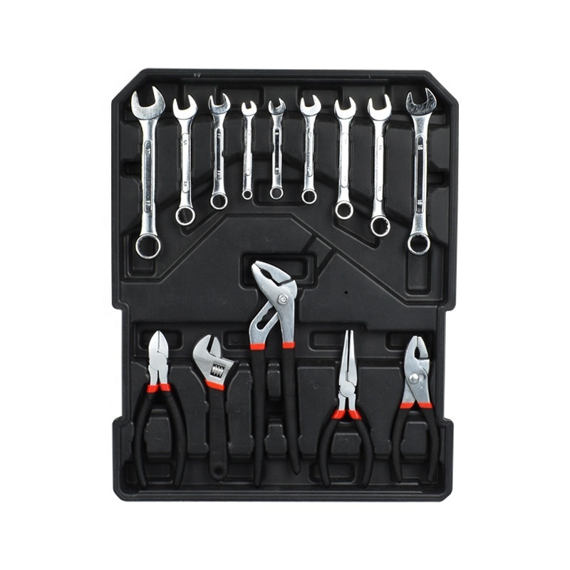 Household trolley 499 piece ratchet wrench hardware supplies tools set box