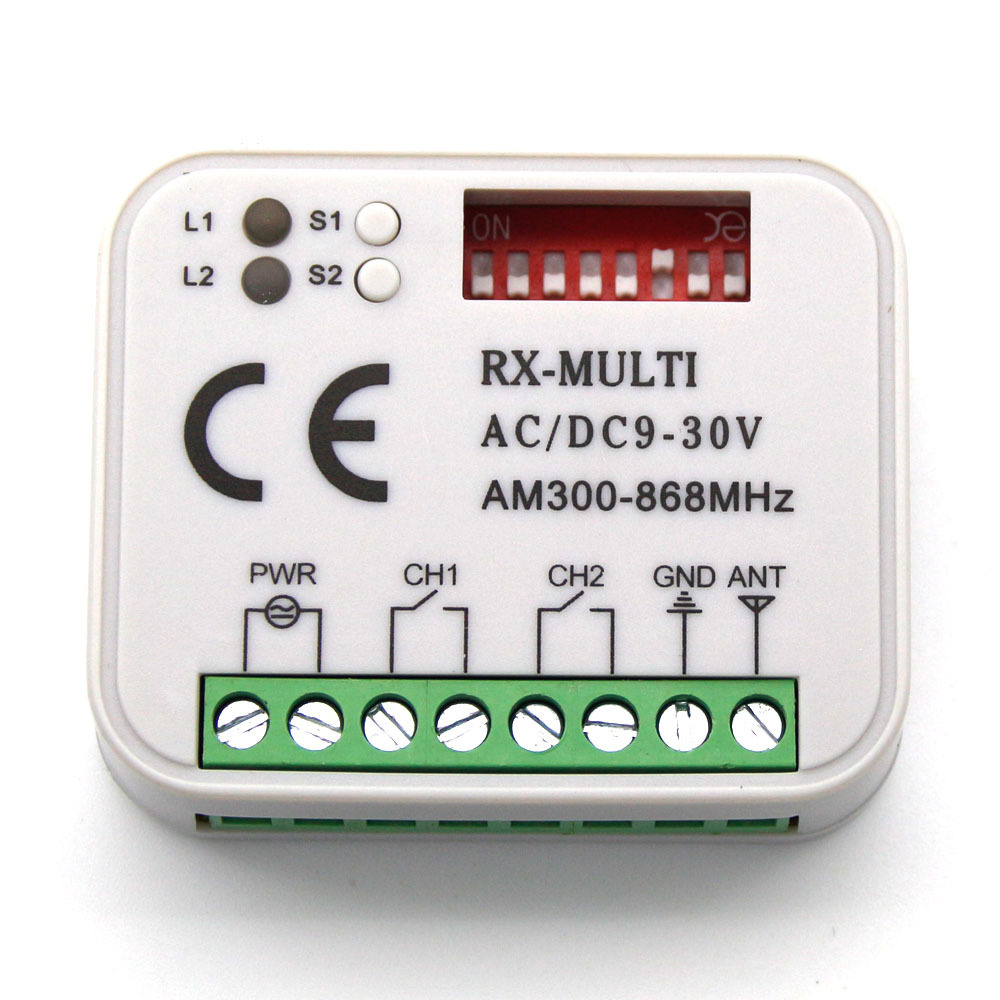 RX Multi Receiver Garage Gate Door 300-868mhz Wireless Remote FW-MRT433