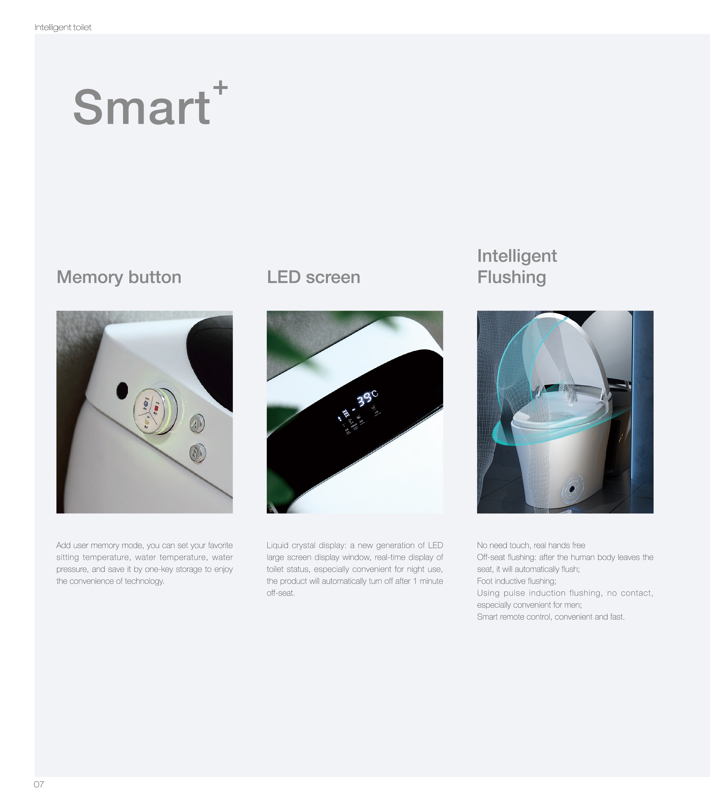 Fanwin Bathroom Sanitary Ware Toilet One Piece Smart Toilet automatic ...