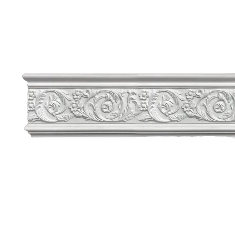 Polyurethane wall decorative molding PU frame molding flat wall molding for interior