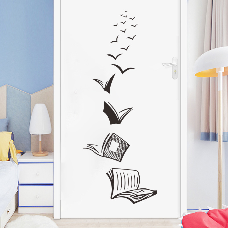 Book Knowledge Ocean Classroom Bedroom Entrance Commercial Wall Beautification Decoration Wall Sticker