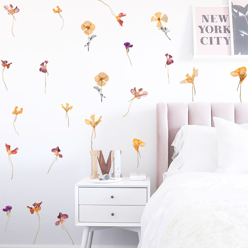 Kids wall decal Peel and Stick Wall Art PVC Garden Decal for Kids Room Nursery Classroom Bedroom Decor Flowers Wall Decals