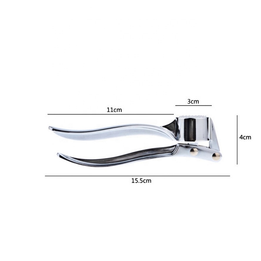 New Product Home Kitchen Tools Stainless Steel Zinc Alloy Manual Garlic Press Crusher