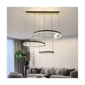 Modern Luxury Hanging Lamp Nordic Design Round Led Pendant Light For Room Restaurant Kitchen