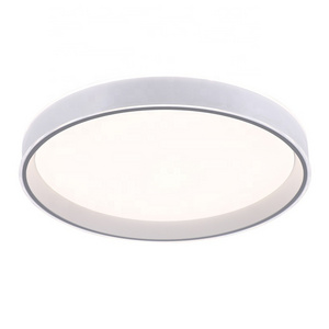 Modern 60W LED Ceiling Lights Bedroom Living Room Round Ceiling Lamps Metal Acrylic Nordic Lamp Surface Mounted Wall Switch 40cm