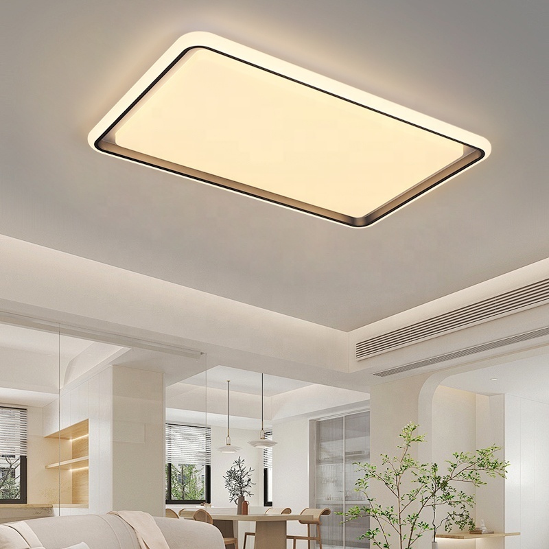 Ultra Thin Rectangle Flush Mount Panel Light Fixtures Indoor Home Lamp 360W LED Ceiling Light