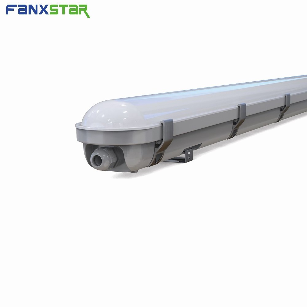 5.8G Motion Sensor Tri-proof Light Fixtures 20w 40w 60w Water Proof Tube Lights Led Strip Batten 120cm AU