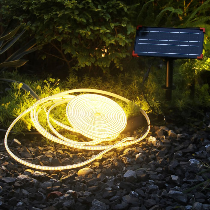 Outdoor IP65 holiday decoration celebration solar strip light 3.7v LED strip Popular