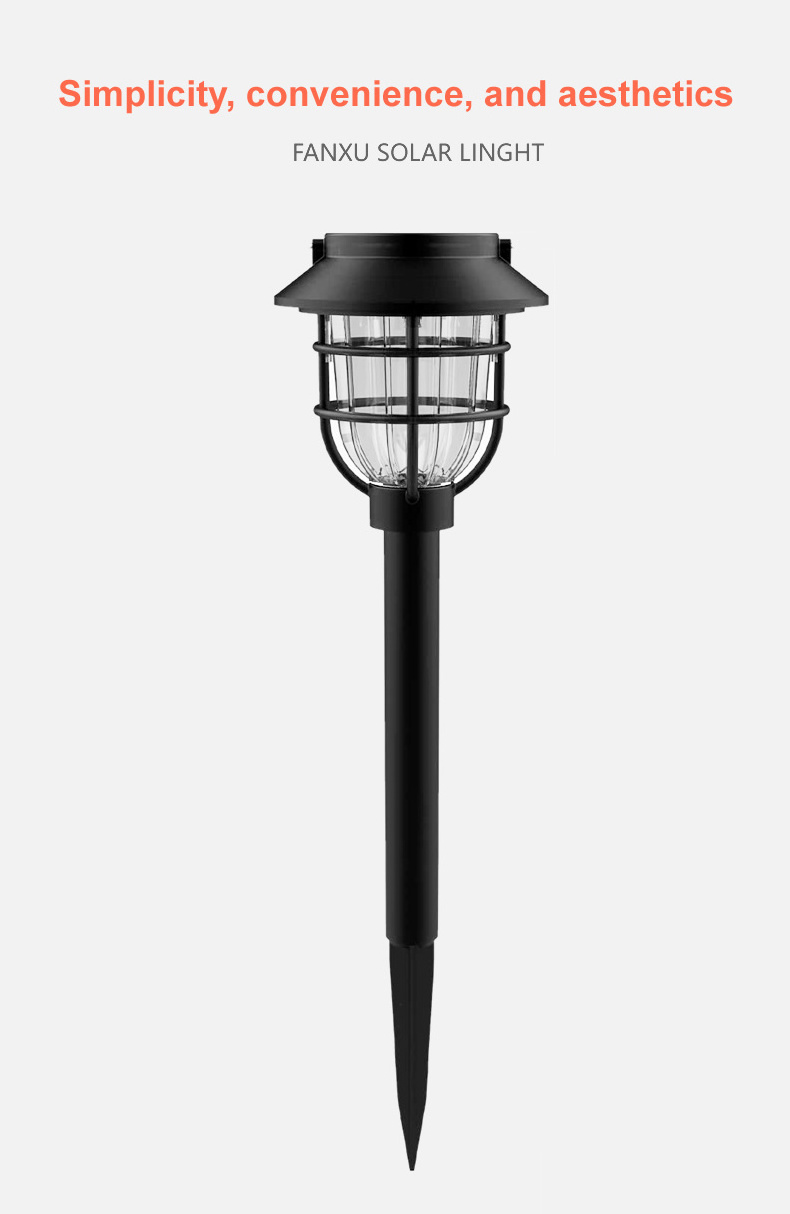 Solar Garden Light Outdoor Solar Powered Lamp Lantern Waterproof Landscape Lighting For Pathway Patio Yard Lawn Decoration