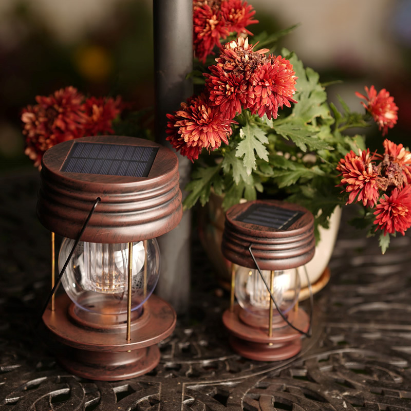 Decoration Bright Portable Waterproof Solar-Powered Solar Lanterns Led Camping Light