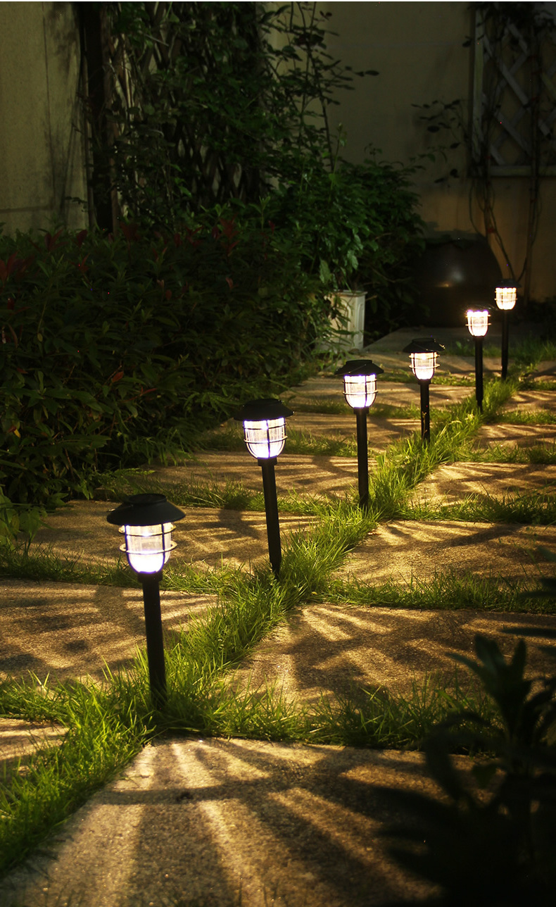 Solar Garden Light Outdoor Solar Powered Lamp Lantern Waterproof Landscape Lighting For Pathway Patio Yard Lawn Decoration