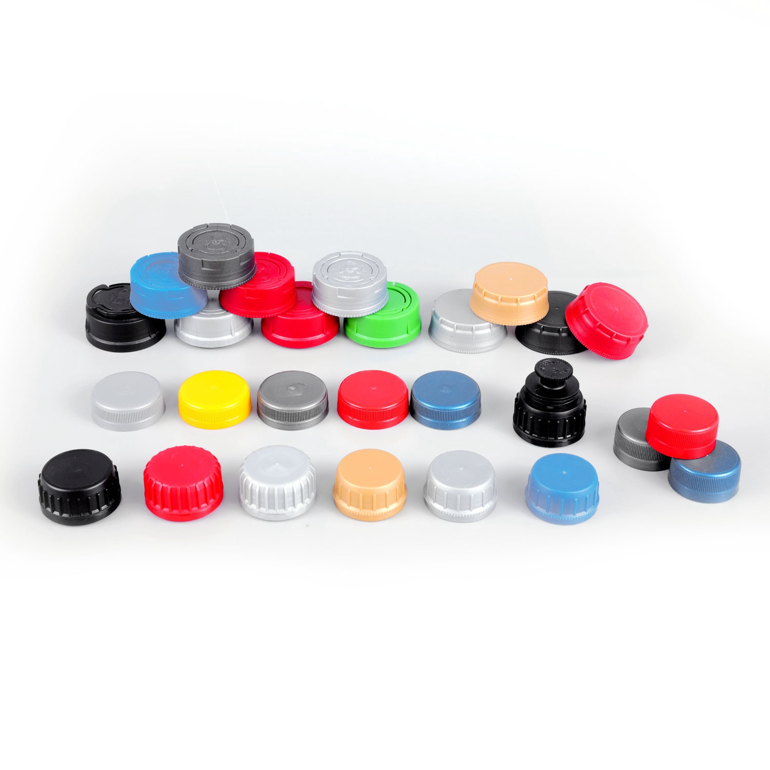 1L 4L 5L lubricating engine oil plastic bottle caps screw cover in stock