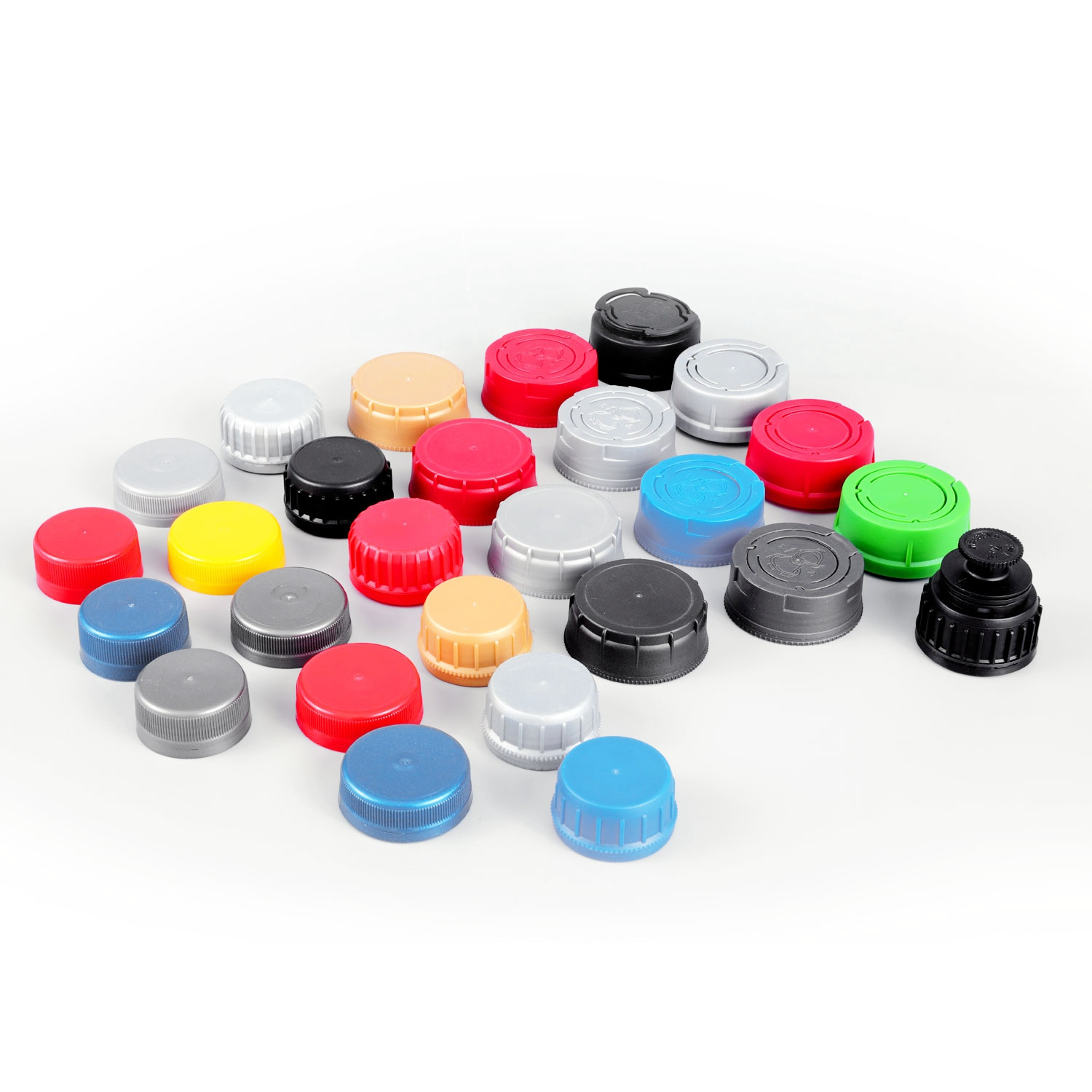 1L 4L 5L lubricating engine oil plastic bottle caps screw cover in stock