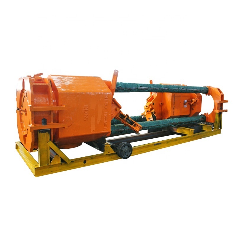 diesel pile hammer 24m vertical pile leads ,concrete pile drive,sell in philippine