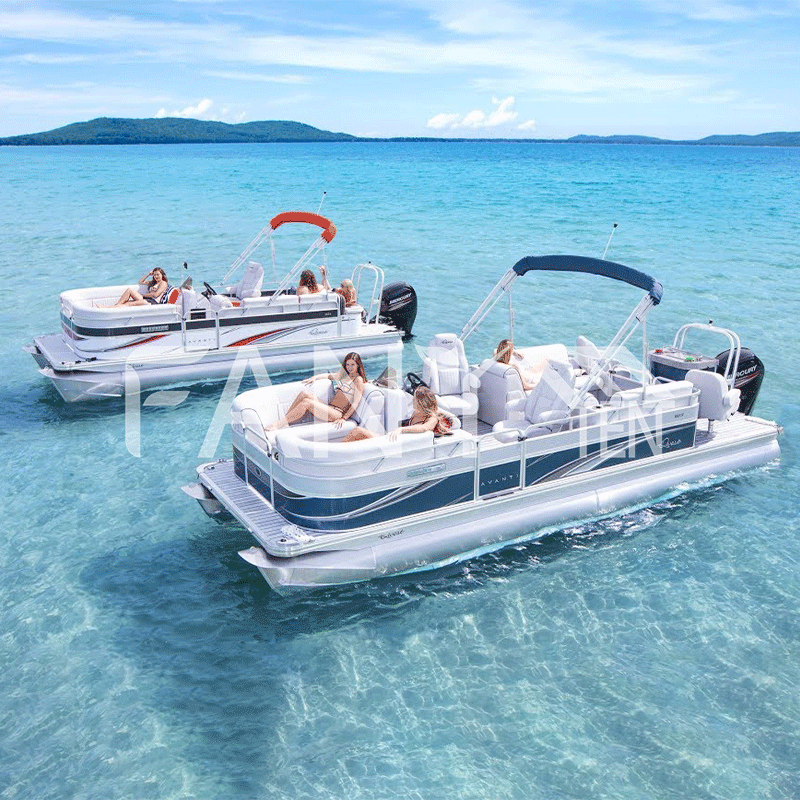 Inflatable kayak/ boats/pontoon party used boat 527 house party 2 person cheap used pontoon for sale with electric motor