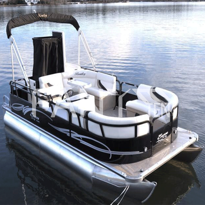 vinyl flooring Inflatable 30ft aluminum deck plate automatic bilge pump Pontoon Fishing boat used pontoon sports floats sale