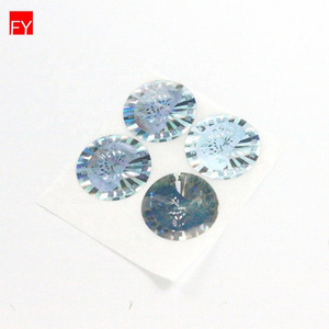 Security Label Void Round Rf Alarm For Clothes Box Open Strip Soft Roll Original Hologram Holographic Sticker