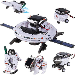 6-in-1 Solar Space Car Toys DIY Intelligent Robot Building Science Experiment Kit For Kids Learning Toys