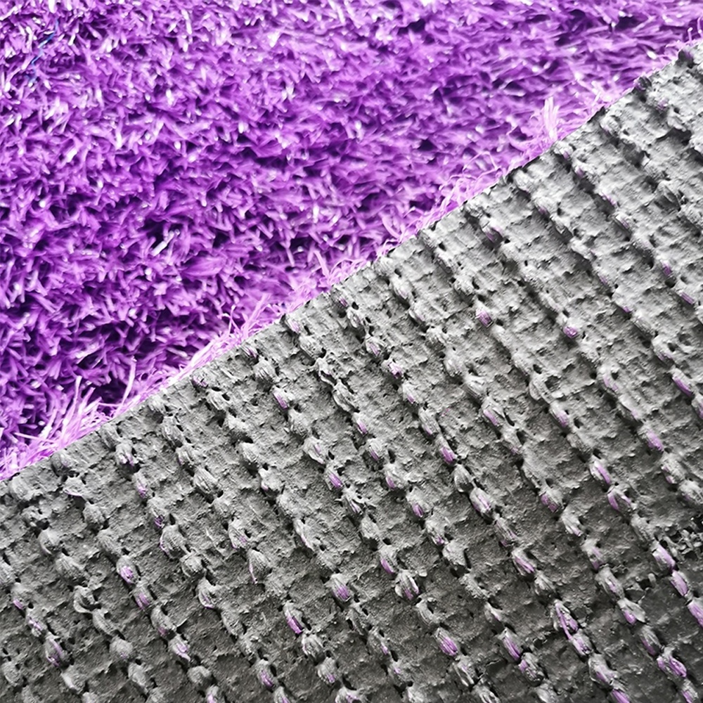 Colorful Artificial Grass Kindergarten Use Purple Color Artificial Grass for Playground