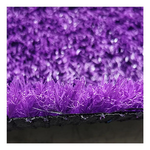 Colorful Artificial Grass Kindergarten Use Purple Color Artificial Grass for Playground