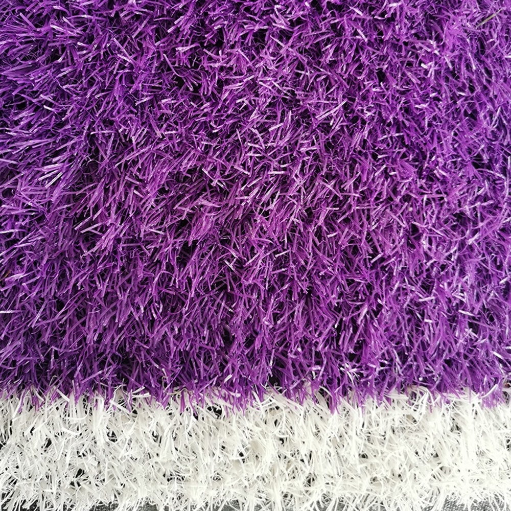 Colorful Artificial Grass Kindergarten Use Purple Color Artificial Grass for Playground