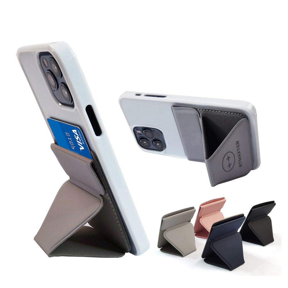 STOP RFID THEFT  Leather phone case The First Snap-On  Stand & Wallet for iPhone 12 Series Android phone