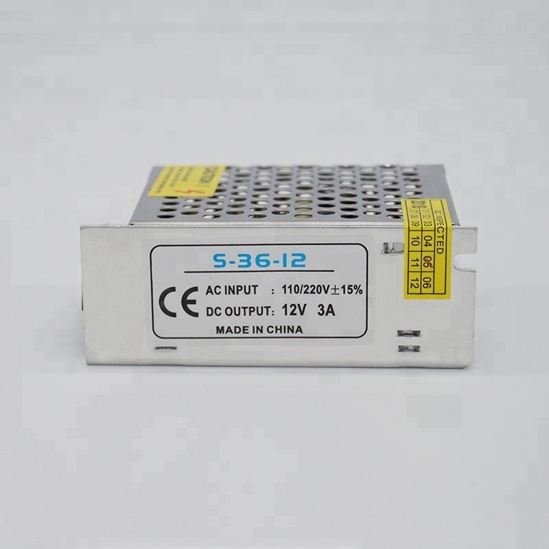 High Quality Switching Power Supply 12V 3A 36W LED Transformer 36W Led Power S-36-12