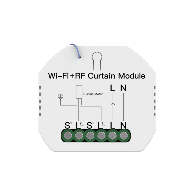 WiFi RF Smart Curtain Module Switch for Electric Roller Shutter Motor Tuya Wireless Remote Control Work with Alexa Google Home