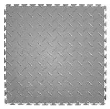 7mm Thick PVC Tile Heavy Duty Garage Flooring Mat Non-slip Durable Diamond Pattern Floor Manufacturer